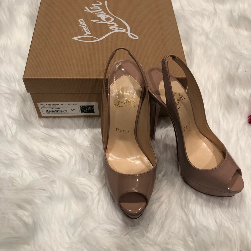 NEW AUTHENTIC Christian Louboutin never worn heels - Picture 2 of 8